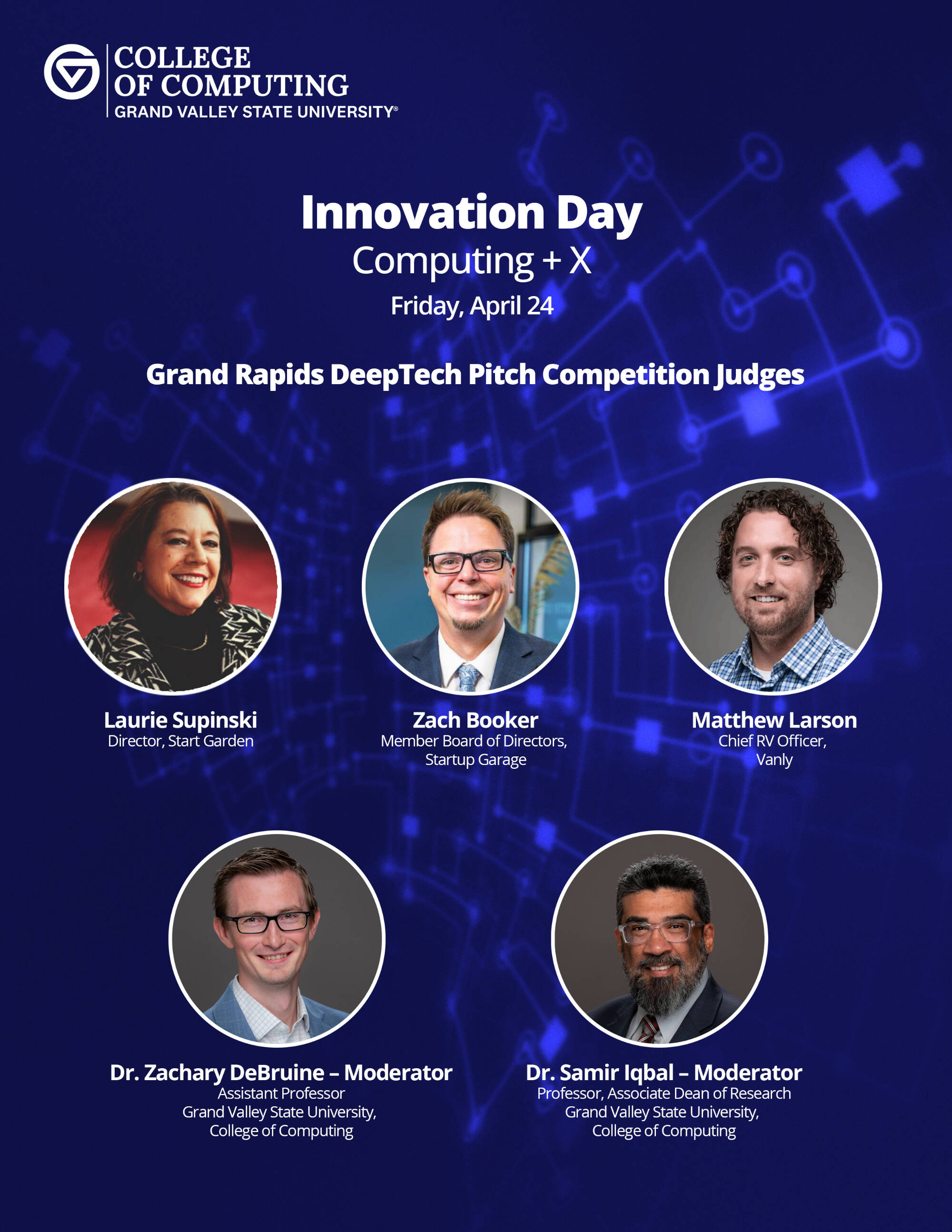 Grand Rapids DeepTech Pitch Competition Poster